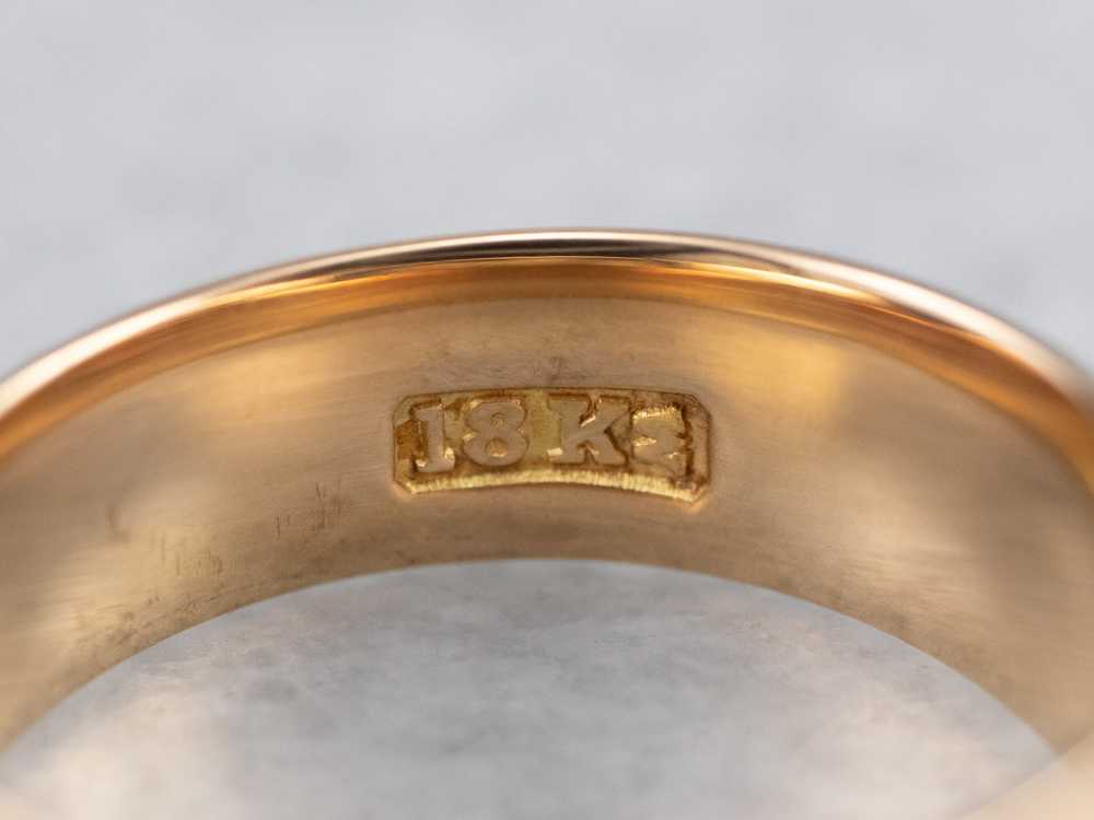 Unisex Antique Rose Gold Band - image 6