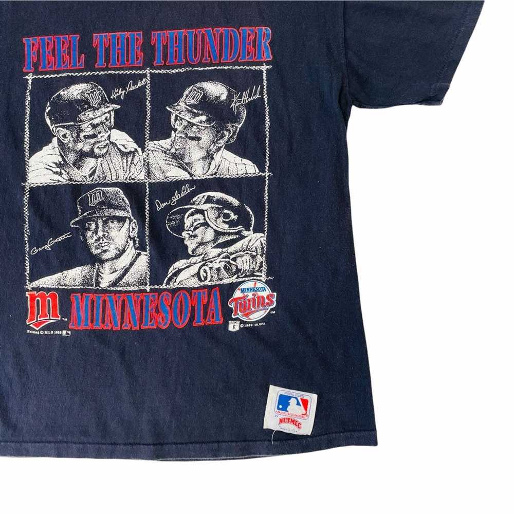 Nutmeg Mills 1989 MINNESOTA TWINS ‘FEEL THE THUND… - image 4