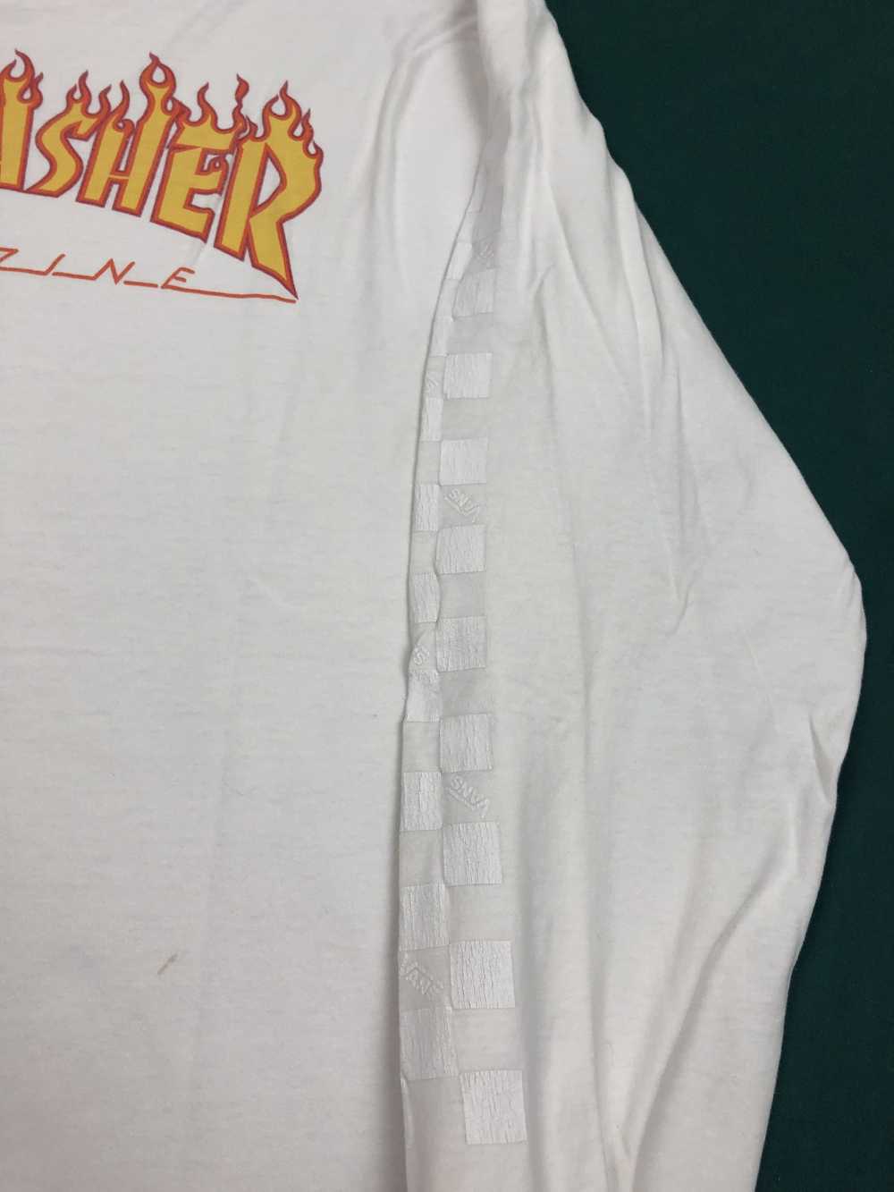 Thrasher × Vans Thrasher Longsleeve T-shirt Flame… - image 7