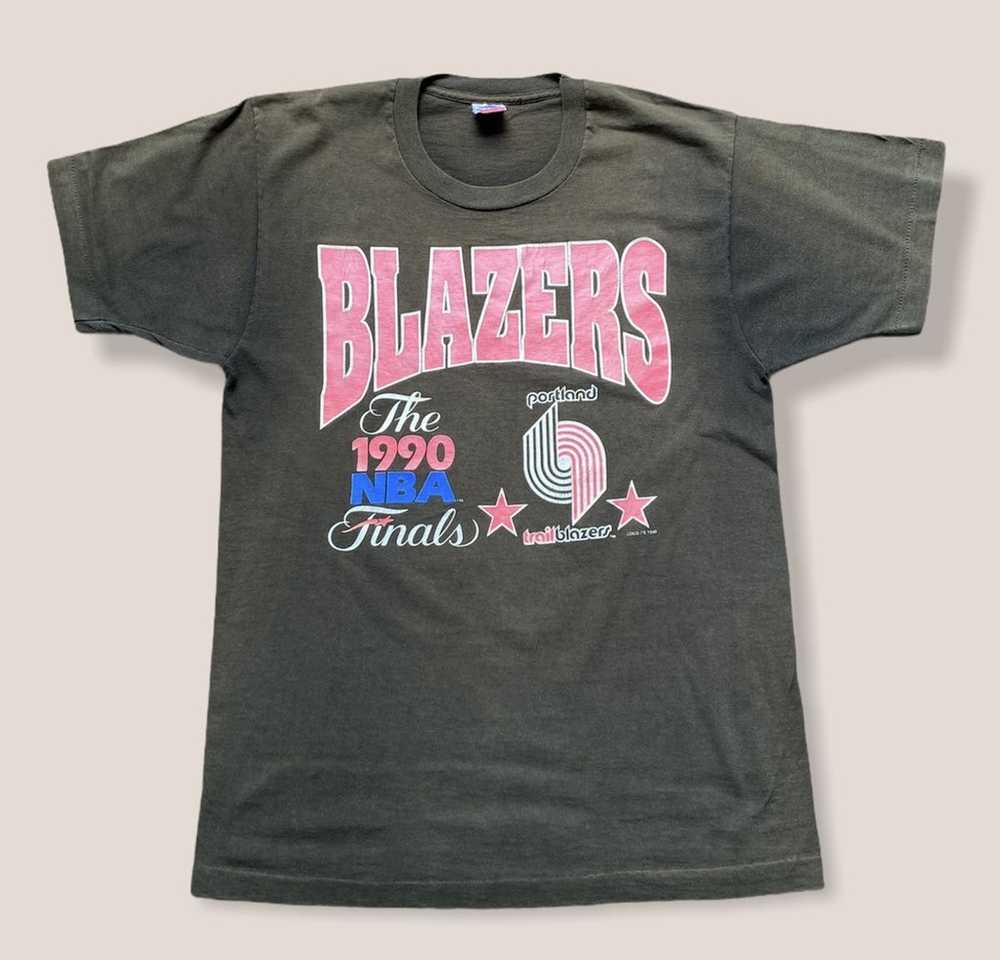 NBA × Vintage vintage blazers basketball NBA shirt - image 1