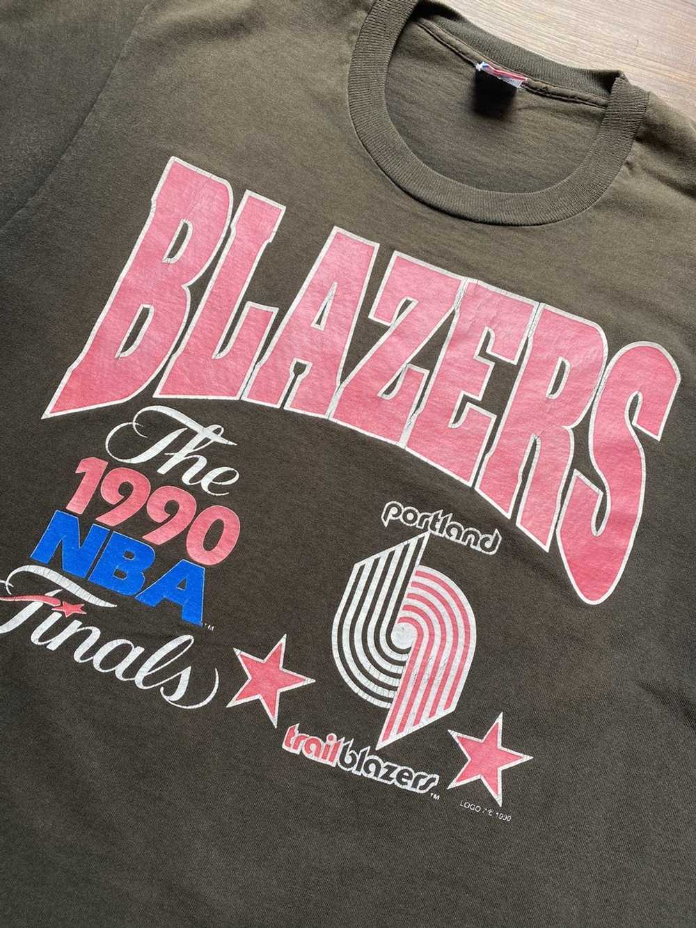 NBA × Vintage vintage blazers basketball NBA shirt - image 2