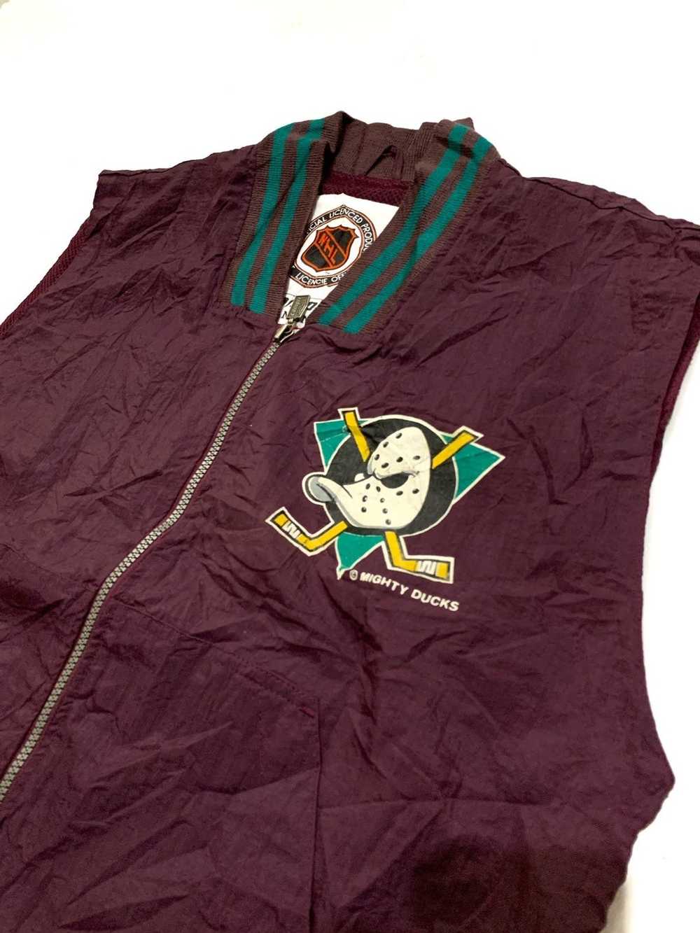 Hockey × Vintage vtg The Mighty Ducks official sl… - image 3