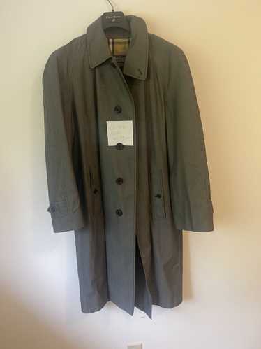 Burberry Grey belt less trench coat