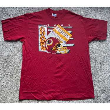 VINTAGE NFL WASHINGTON REDSKINS TEE SHIRT 1991 SIZE LARGE MADE IN USA –  Vintage rare usa