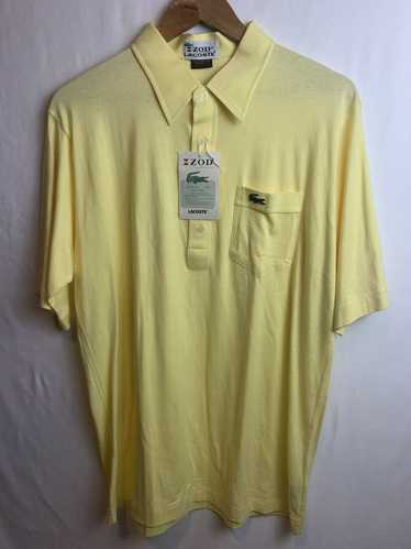 Lacoste Lacoste 100% Cotton Yellow Men’s Polo T-sh