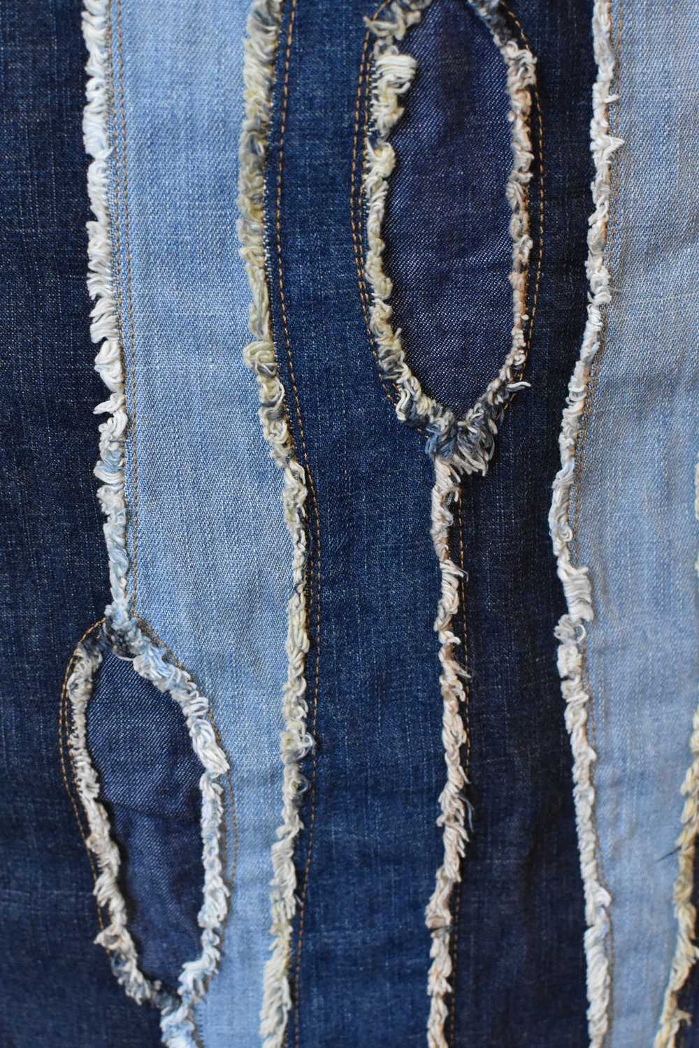 Y2K | Moschino Jeans | Distressed Demin Skirt - image 3