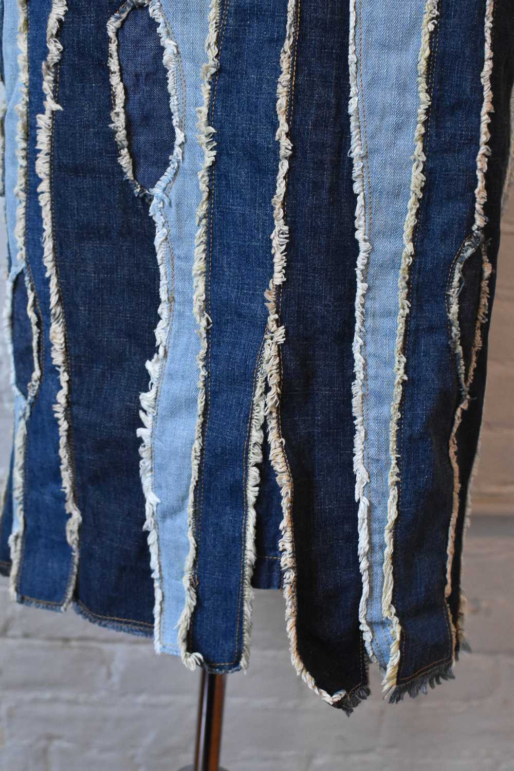 Y2K | Moschino Jeans | Distressed Demin Skirt - image 7