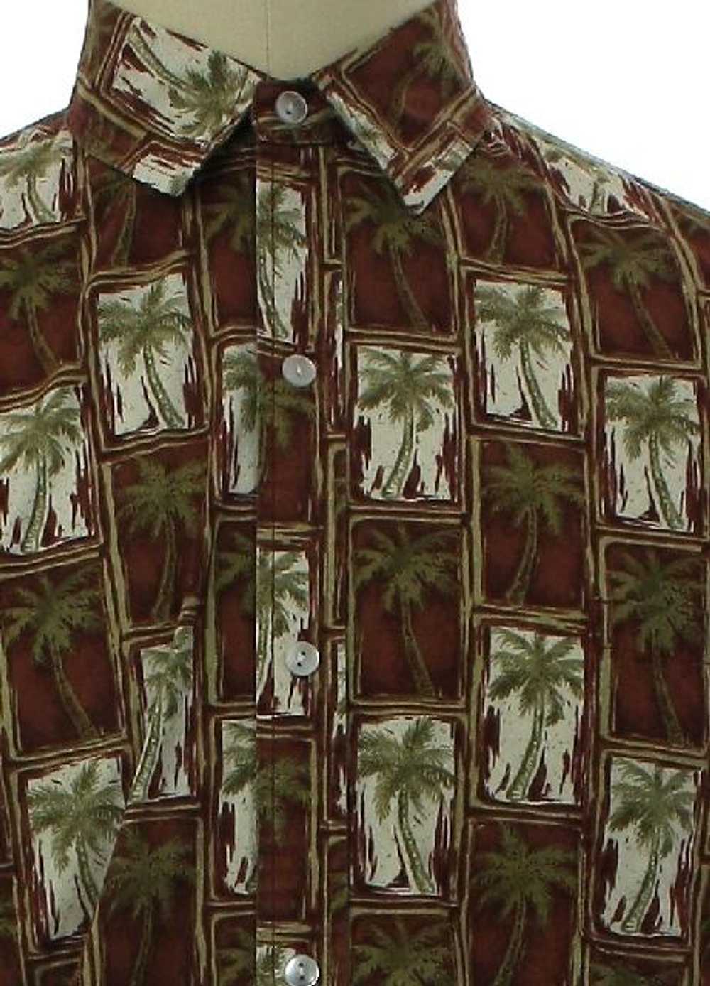 1990's Malinini Mens Cotton Hawaiian Shirt - image 2
