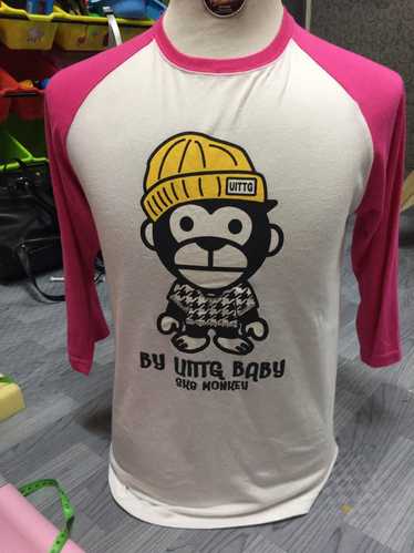 Designer × Japanese Brand Tshirt UiTTG Baby Monkey