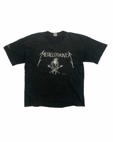 Rare Limited Print 1994 Metallica Metallifukinca Tour Shirt Size M