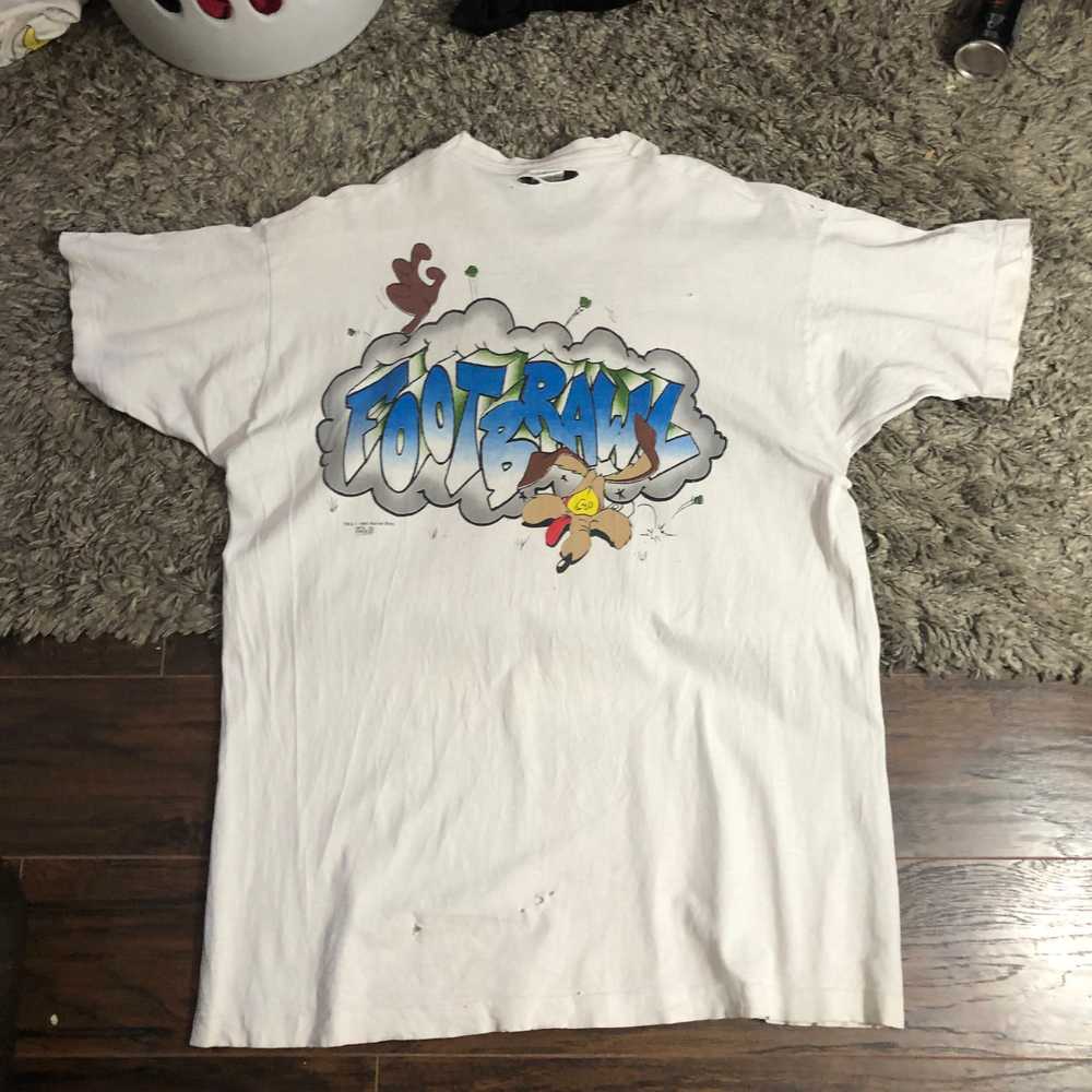 Vintage 1995 AOP Taz T-Shirt - image 2