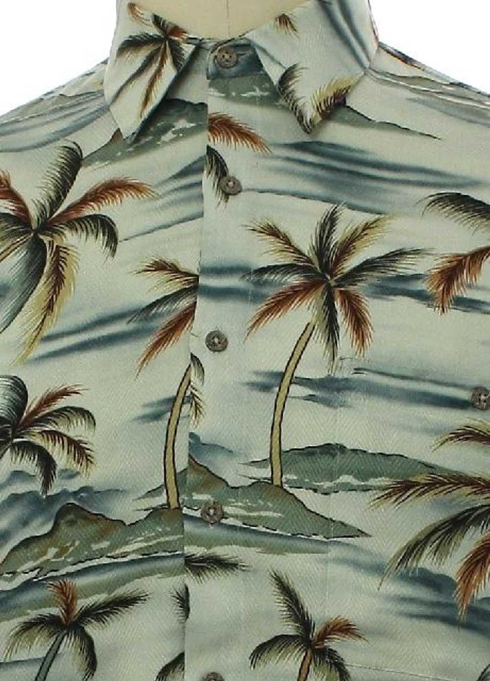 1990's Campia Moda Mens Rayon Hawaiian Shirt - image 2