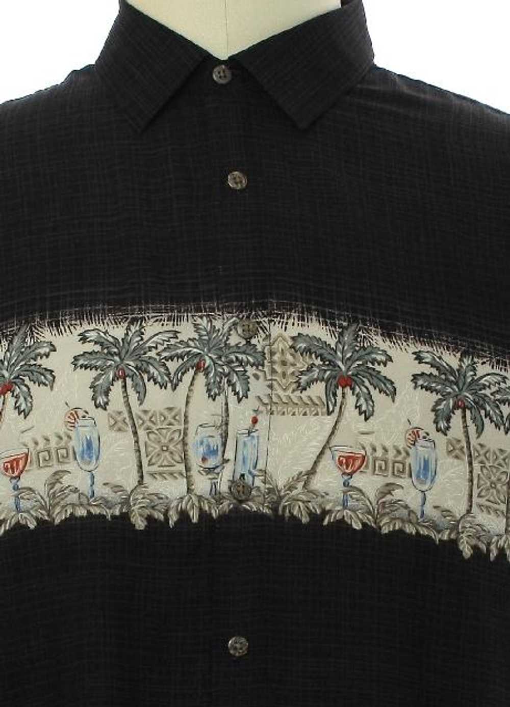 1990's Campia Moda Mens Rayon Hawaiian Style Cock… - image 2