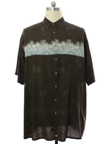 1990's Campia Moda Mens Rayon Hawaiian Shirt