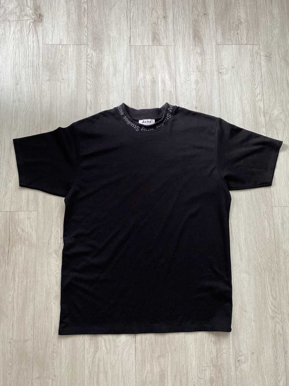 Acne Studios Acne Studios neck logo Tee Shirt - image 1