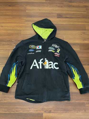 NASCAR × Very Rare × Vintage Hooded AFLAC NASCAR J