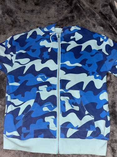 Pink Dolphin Pink Dolphin blue camo hoodie