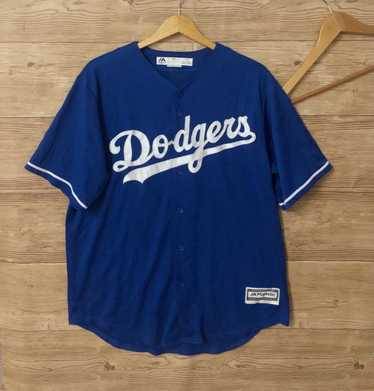 Majestic, Shirts, Vintage Rare La Dodgers Alternative Red Majestic Usa  Jersey Xl