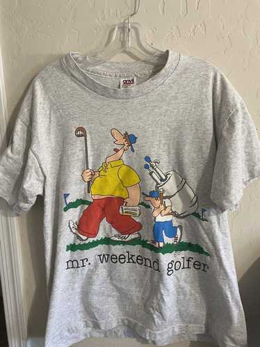 Anvil × Vintage Vintage Mr. Weekend Golfer Tee