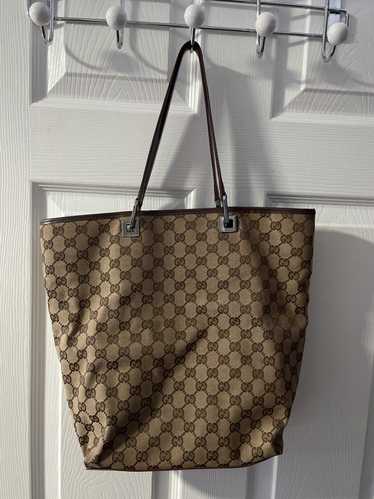 Gucci Gucci gg canvas monogram tote bag - image 1