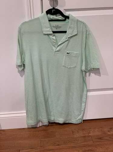 Vineyard Vines Vineyard Vines Green and White Stri