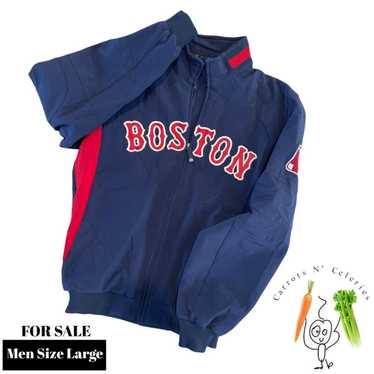 Streetwear boston red sox therma based jacket vin… - image 1