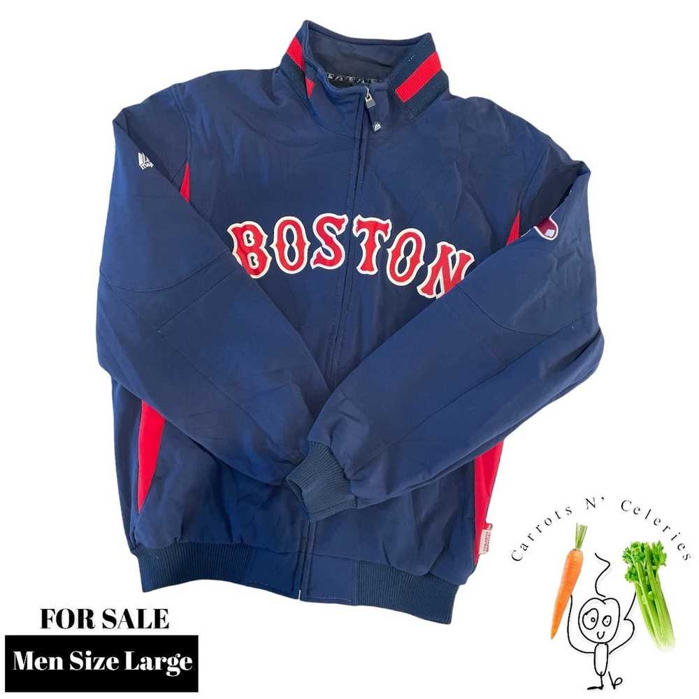 Streetwear boston red sox therma based jacket vin… - image 3