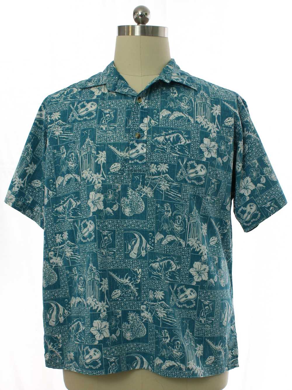 1990's Ono and Company Mens Hawaiian Shirt - image 1