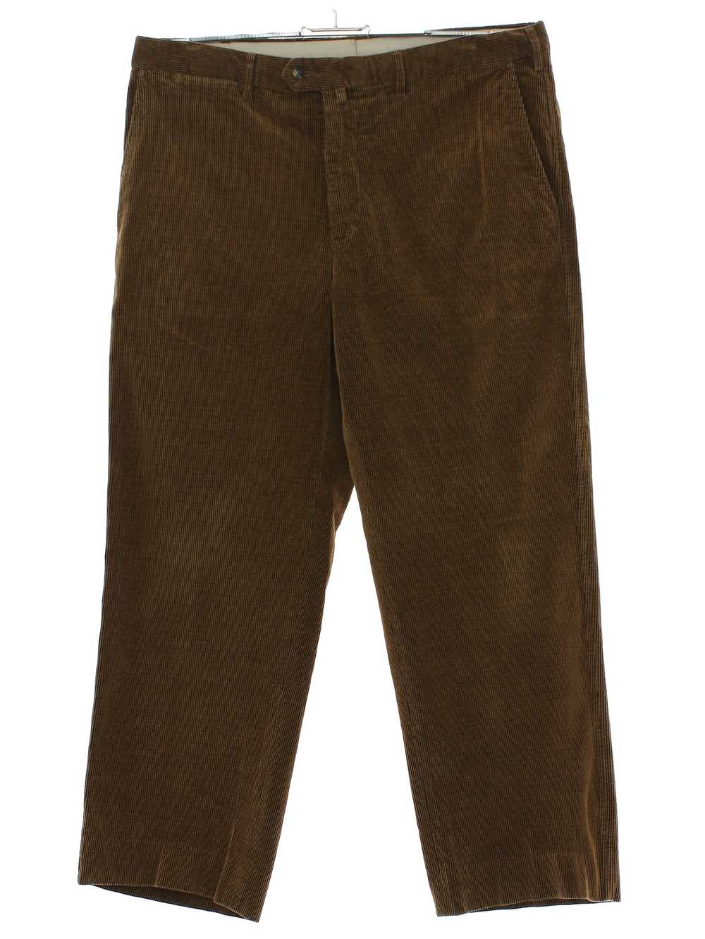 1990's Faconnable Mens Thin Wale Corduroy Pants - image 1