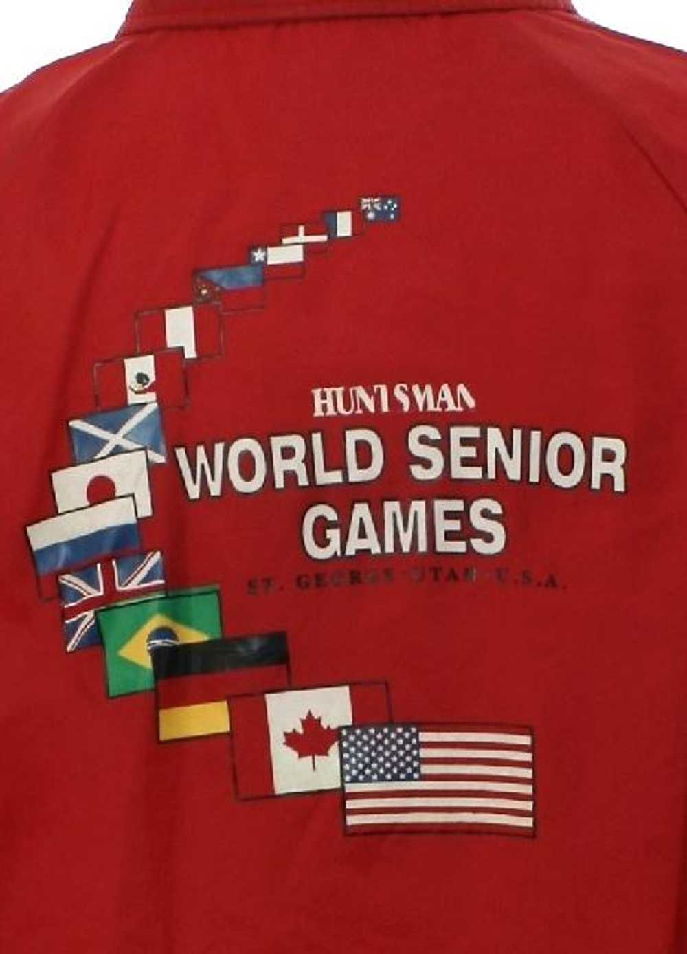 1980's Auburn Mens World Senior Games Windbreaker… - image 2