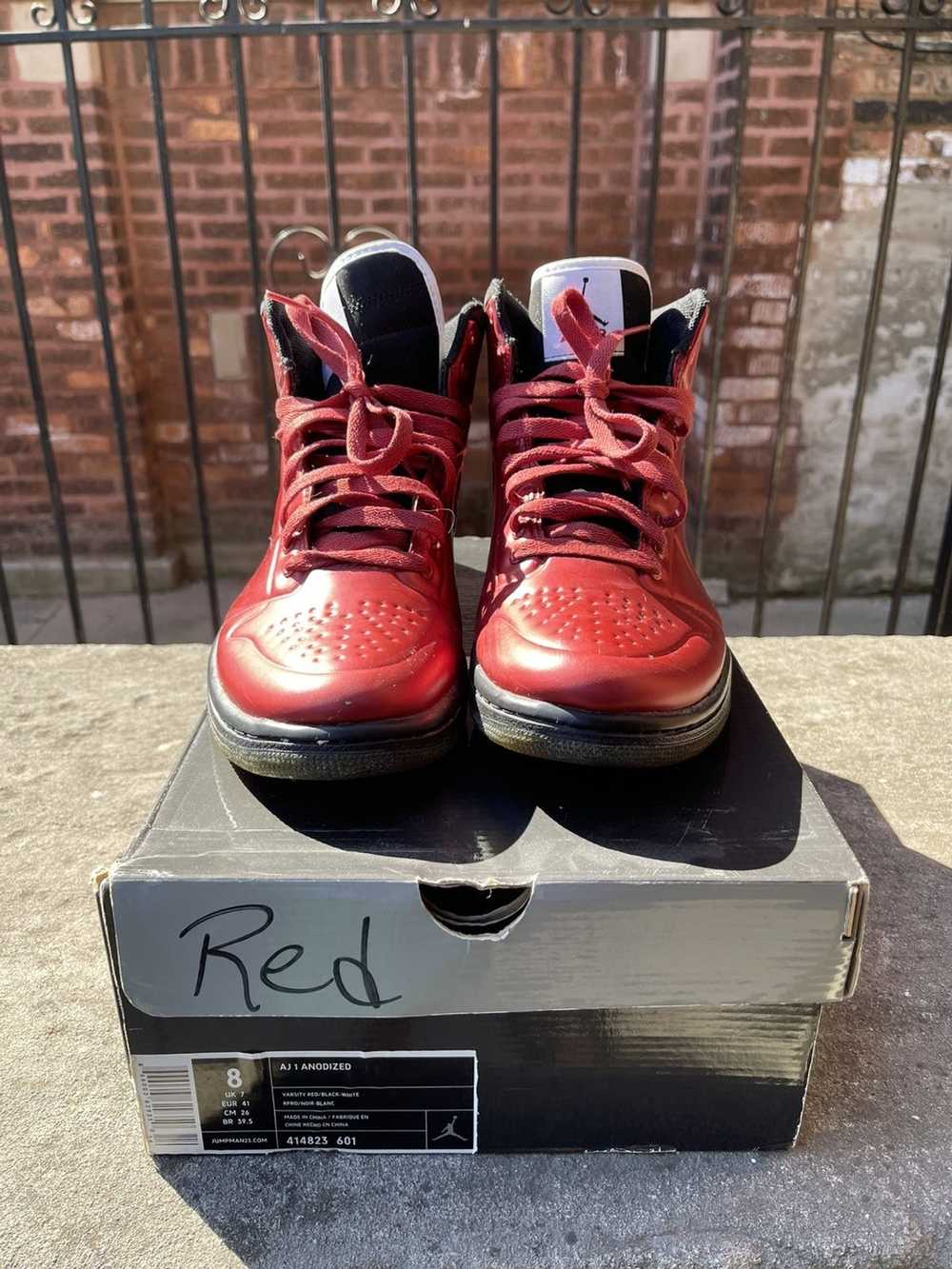 Jordan Brand × Nike Air Jordan 1 “Anodized Red” - image 1