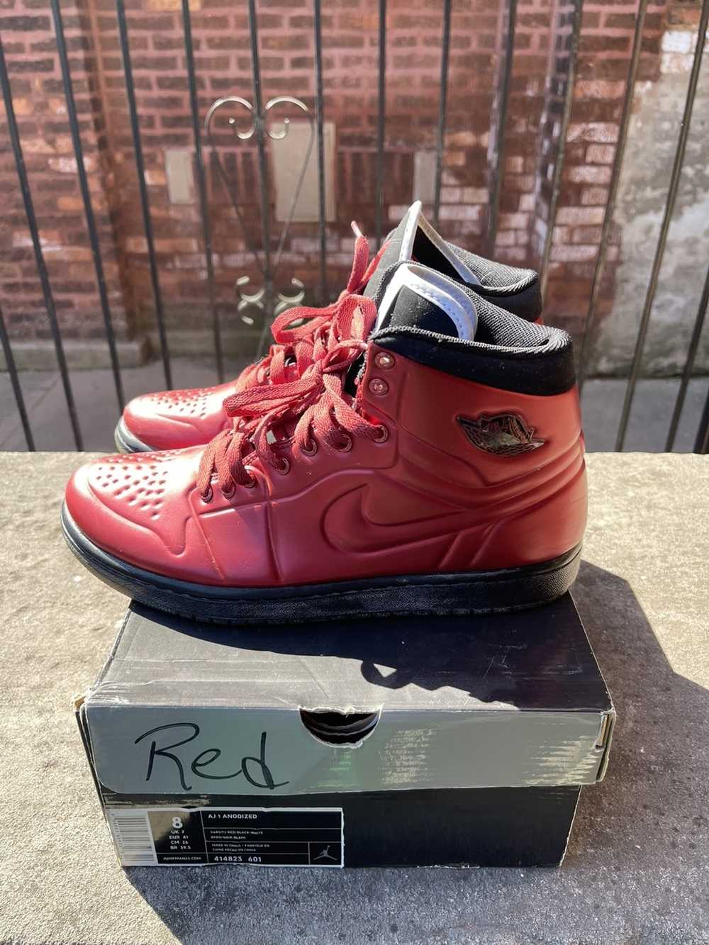 Jordan Brand × Nike Air Jordan 1 “Anodized Red” - image 2