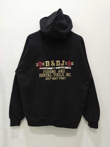 Hanes D & DJ Fishing And Rental Tools Hoodie Embro