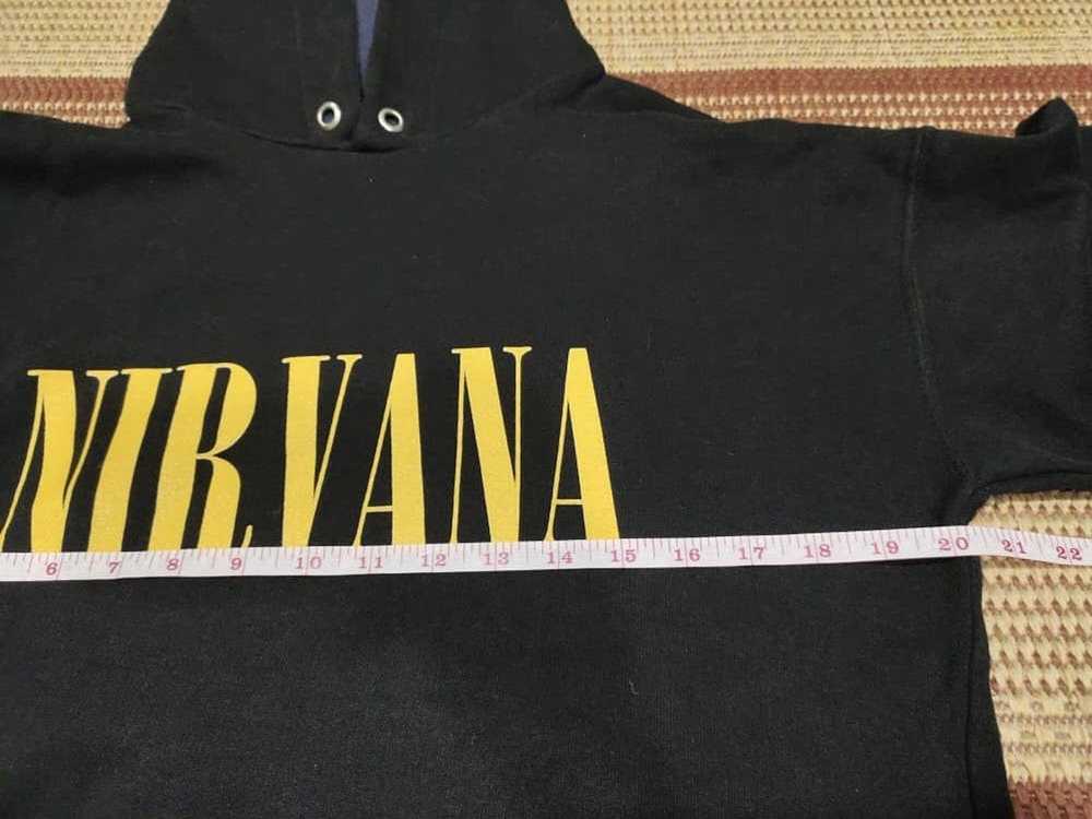Nirvana VINTAGE NIRVANA 90S NEVERMIND UK TOURHOOD… - image 6