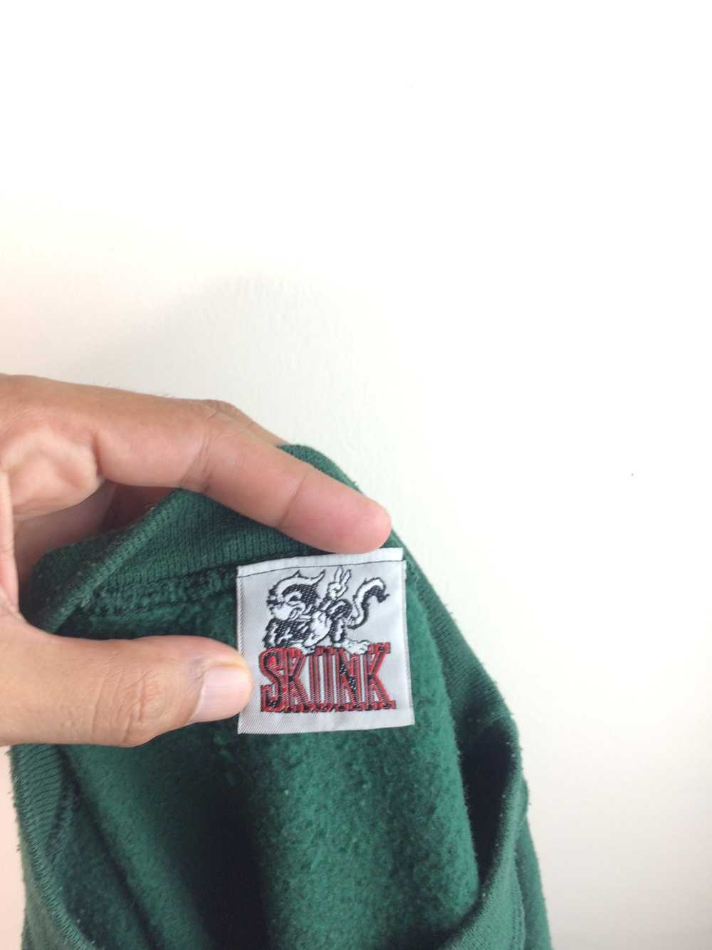 Streetwear × Vintage Vintage 90's Skunk Gear Crew… - image 9