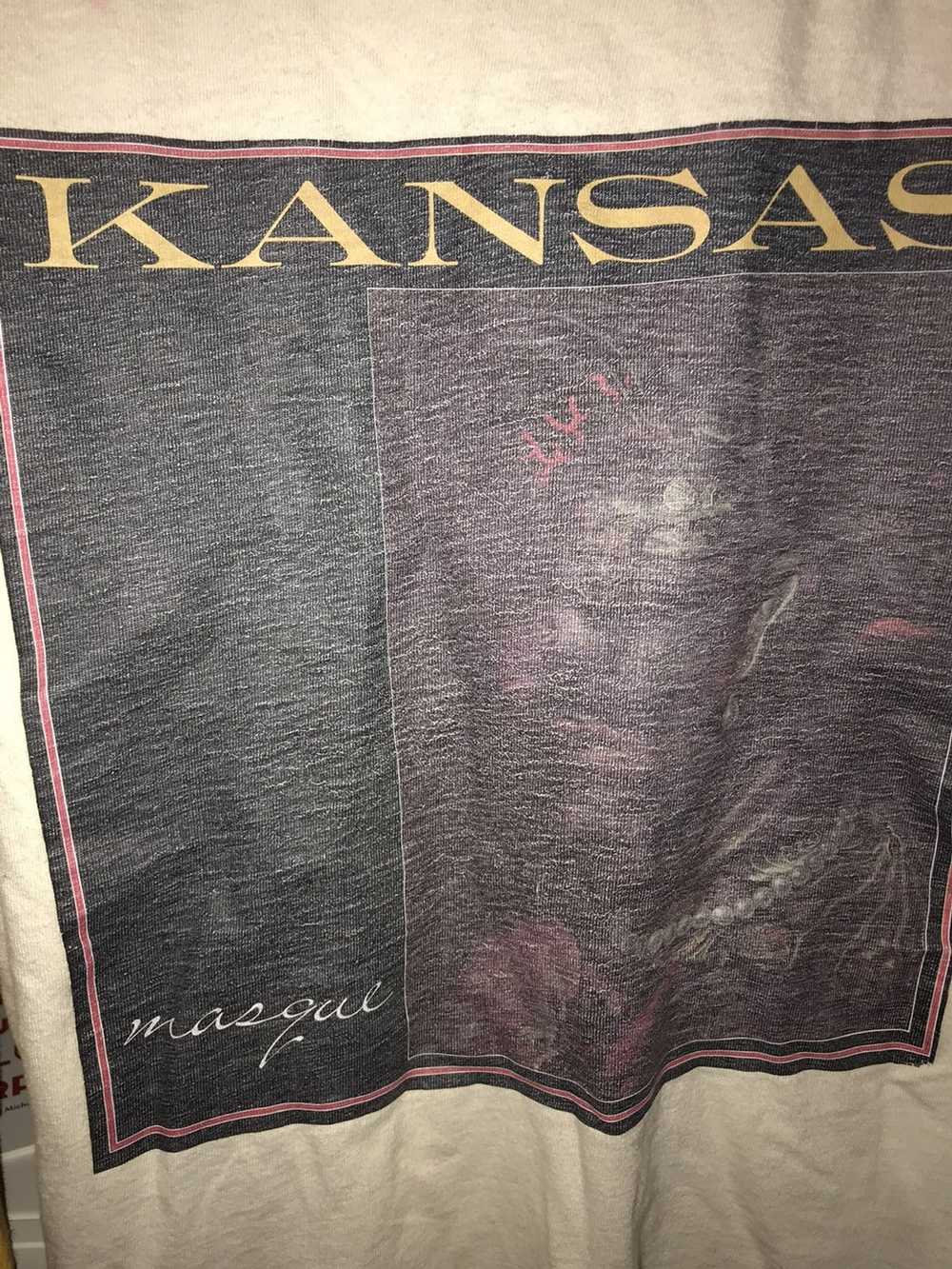 Band Tees × Vintage Vintage Kansas Rock Tour 70’s… - image 3