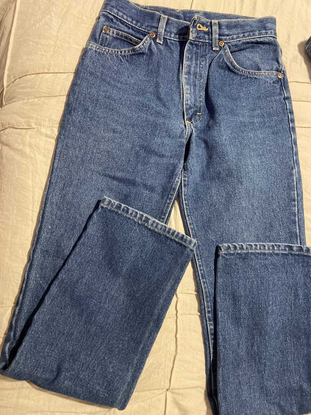 Lee Vintage Lee Jeans Blue Denim - image 5