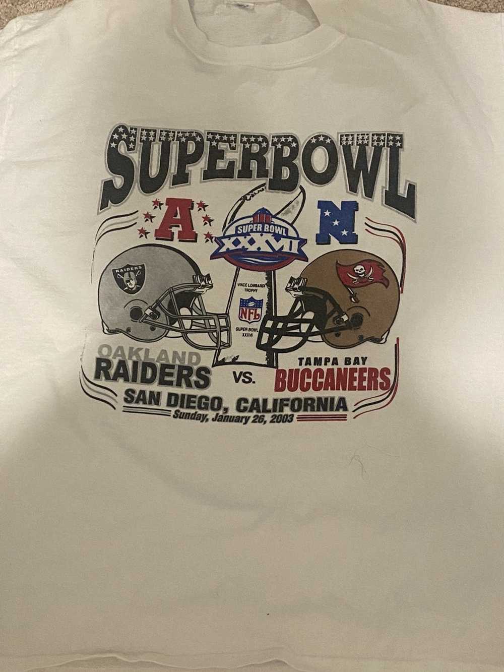 Vintage (2003) NFL Super Bowl 37 San Diego T-Shirt Size M