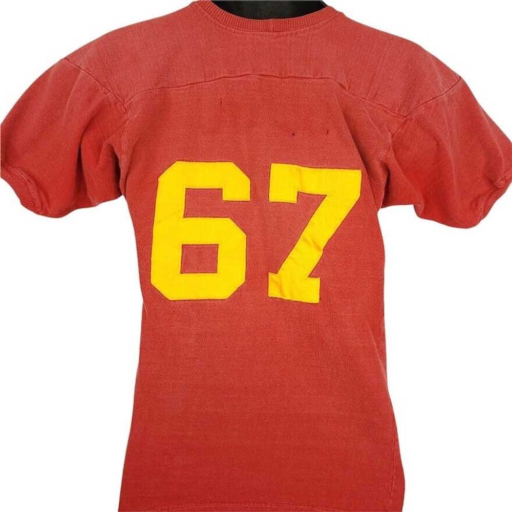 Vintage Delta Chi Shirt Jersey Vintage 60s Colleg… - image 3