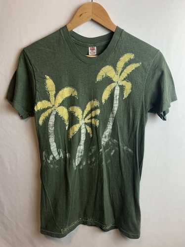 Hanes Hanes Tie Dye Hawaii Palm Tree T-Shirt Size 