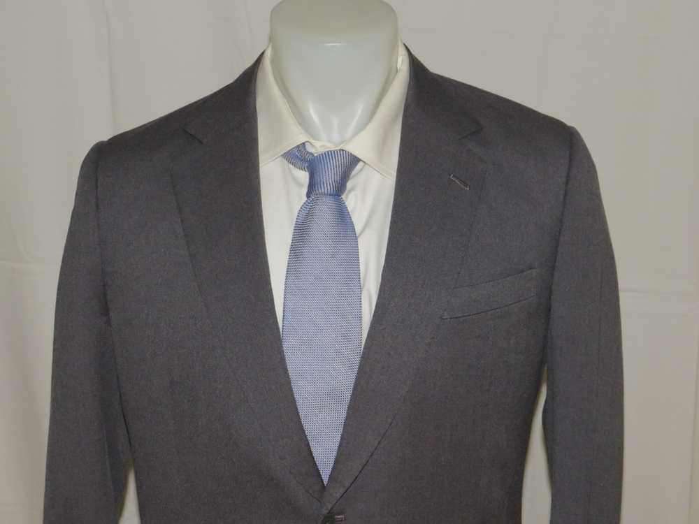 Bespoke Bricker & Mellowe London Gray Two Button … - image 2