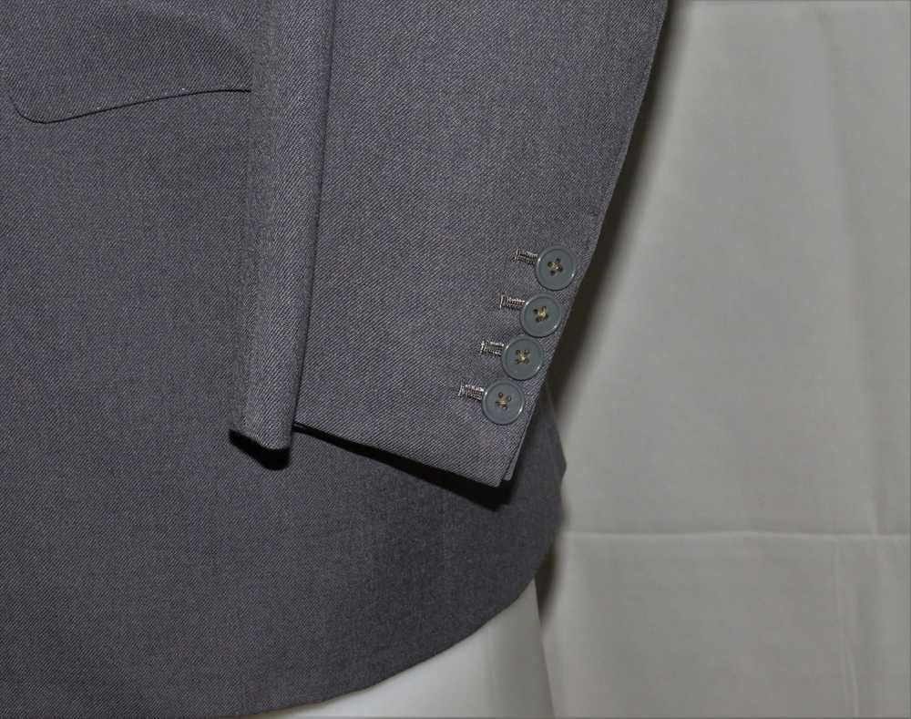 Bespoke Bricker & Mellowe London Gray Two Button … - image 7