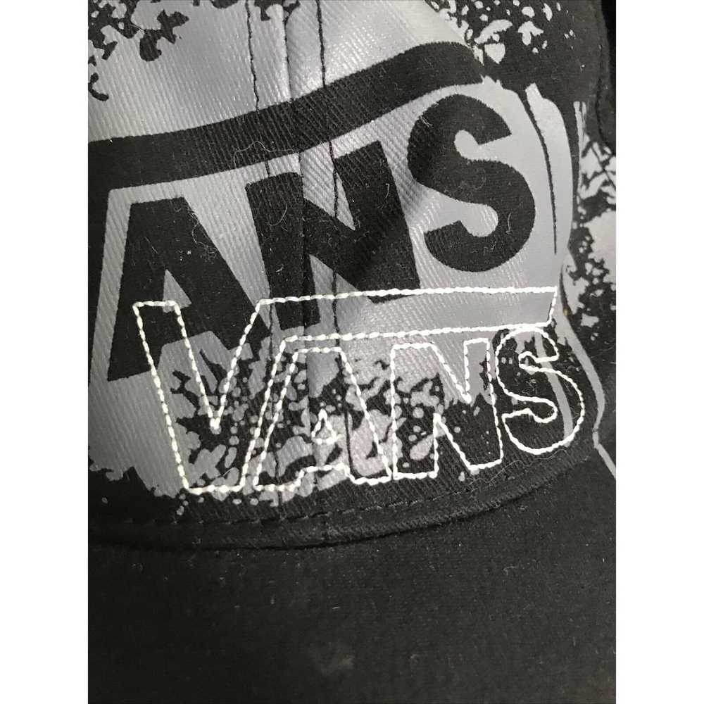 Vans Vans snapback Adjustable black hat cap stitc… - image 5