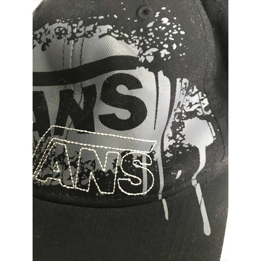 Vans Vans snapback Adjustable black hat cap stitc… - image 6