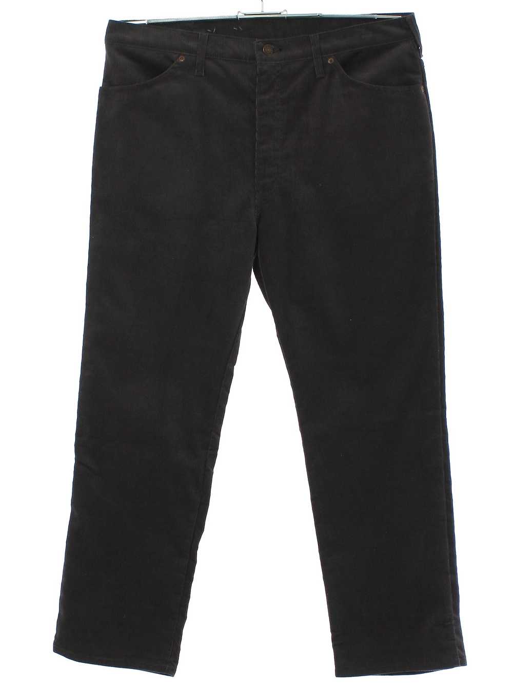 1980's Plain Pockets Mens Corduroy Pants - image 3