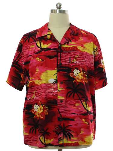 1980's Palmwave Mens Hawaiian Shirt