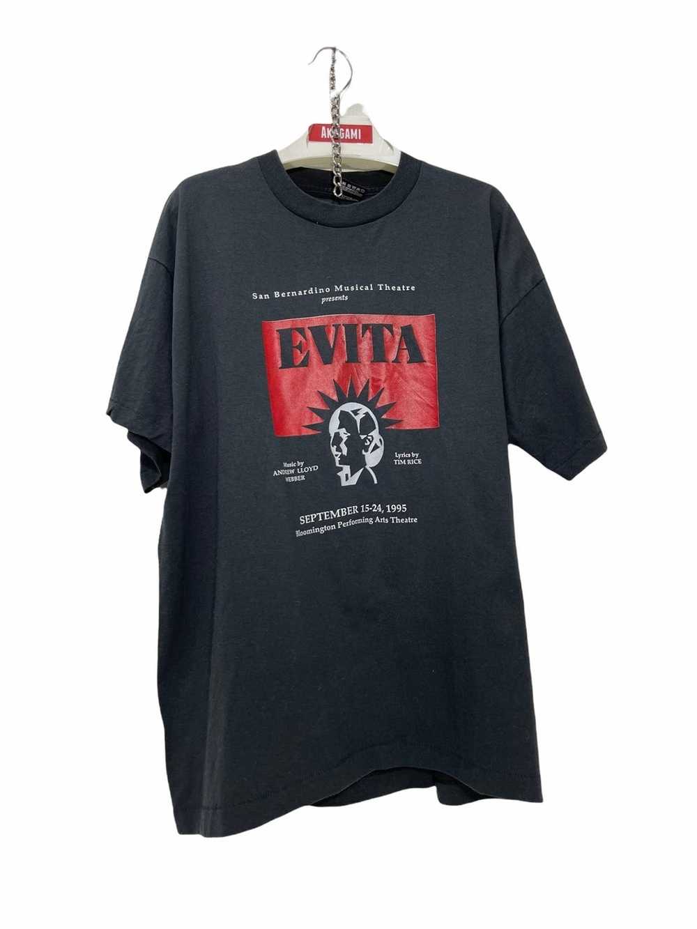 Band Tees × Movie × Vintage Vtg 90s Evita San Ber… - image 1