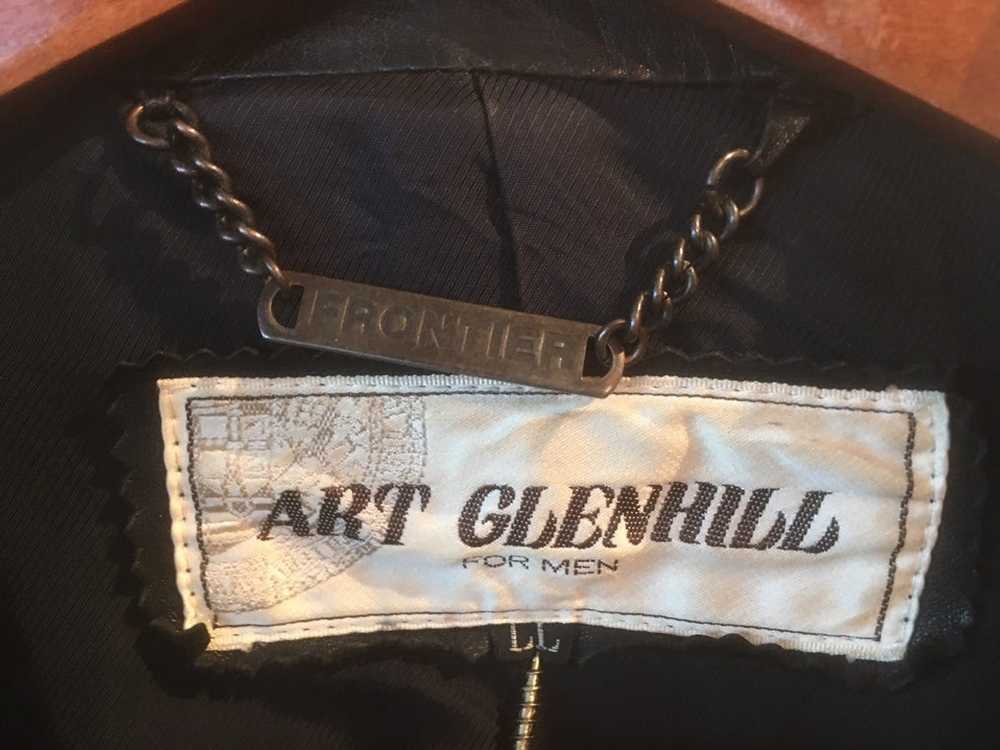 Japanese Brand Vintage Art Glenhill Leather Jacke… - image 12