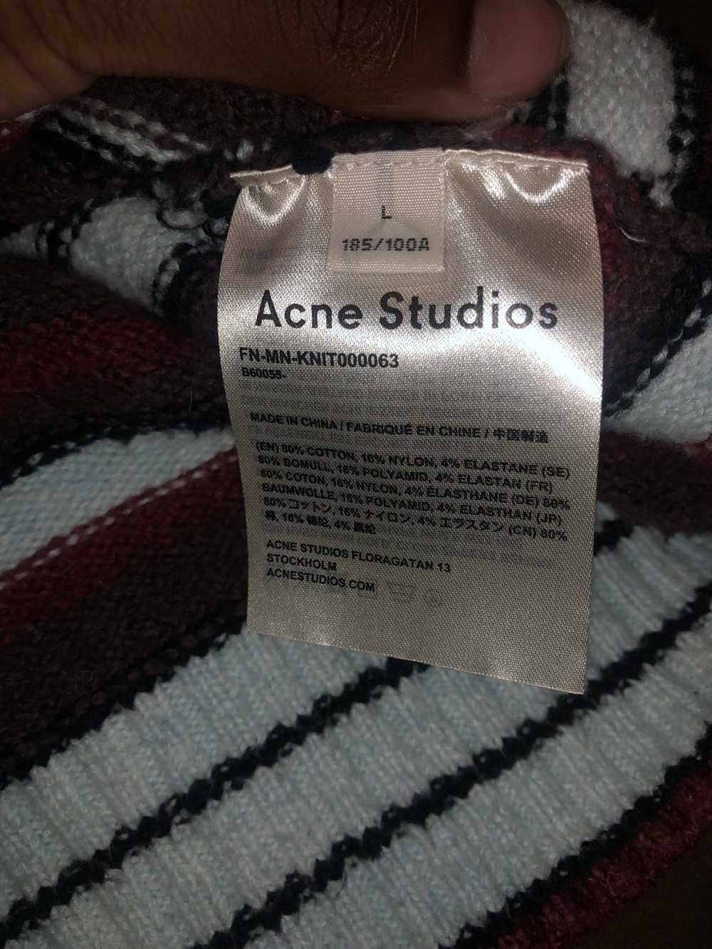Acne Studios × Luxury Acne studios stripe sweater - image 3