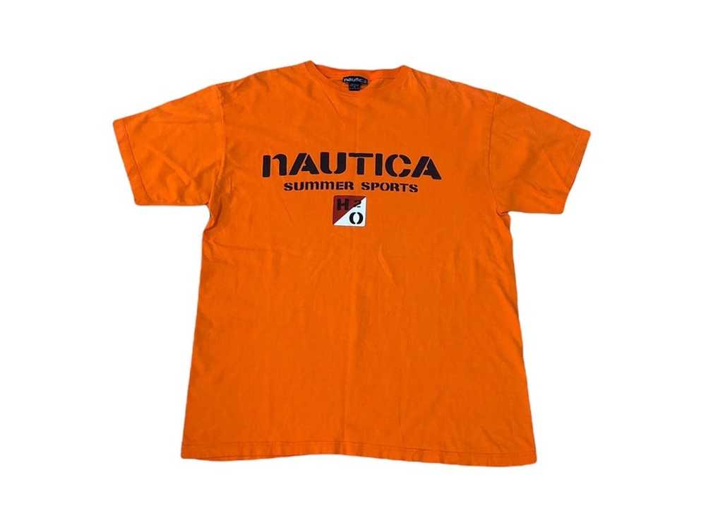 Nautica × Vintage Vintage 90s Nautica Summer Spor… - image 1